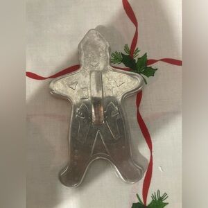 Vintage Metal Cookie Cutter Gingerbread Police/cowboy Man